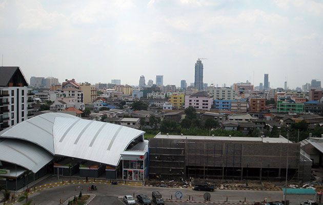 CWP から見えるバンコク都内の街並み